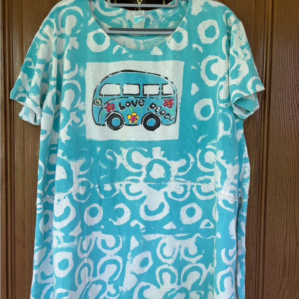 Aqua Peace Van women’s t shirt